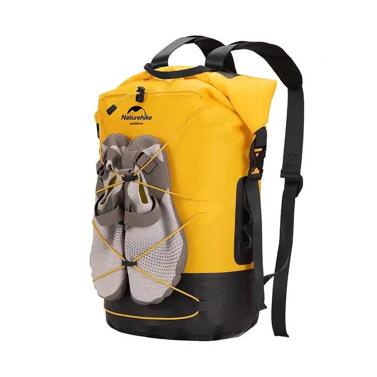 NatureHike 30L TPU Dry Wet Separation Waterproof Bag Outdoor Camping Tent Equip Backpack Large Capacity Portable - Yellow