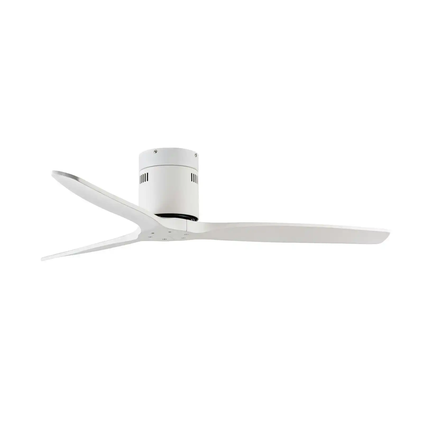 Viviendo 52 Inch 3 Solid Wood Blade Whisper AC Ceiling Fan with 3 Speed Remote Control - White