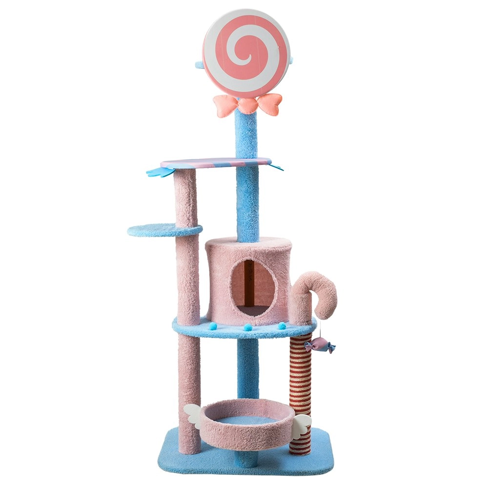 Furbulous 1.52m Lollipop Style Cat Tree Tower & Scratching Post