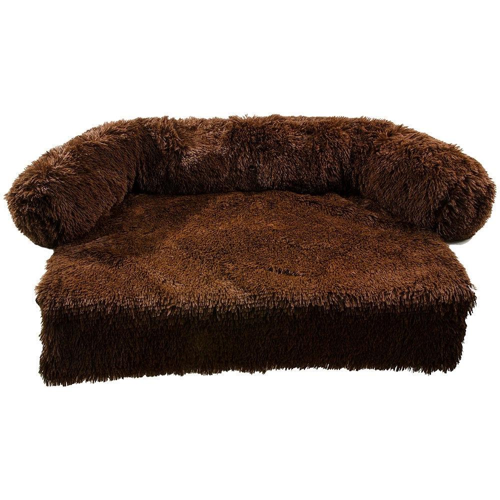 Furbulous Medium Pet Protector Dog Sofa Cover in Brown - Medium - 80cm x 80cm