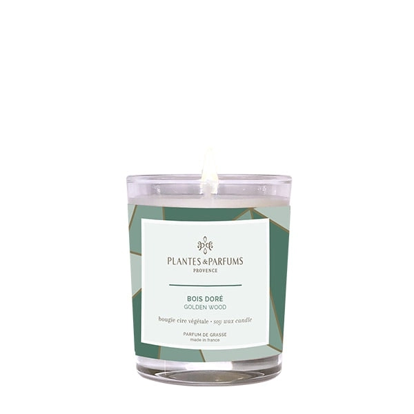 Plantes & Parfums | 180g Handcrafted Perfumed Candle -Golden Wood