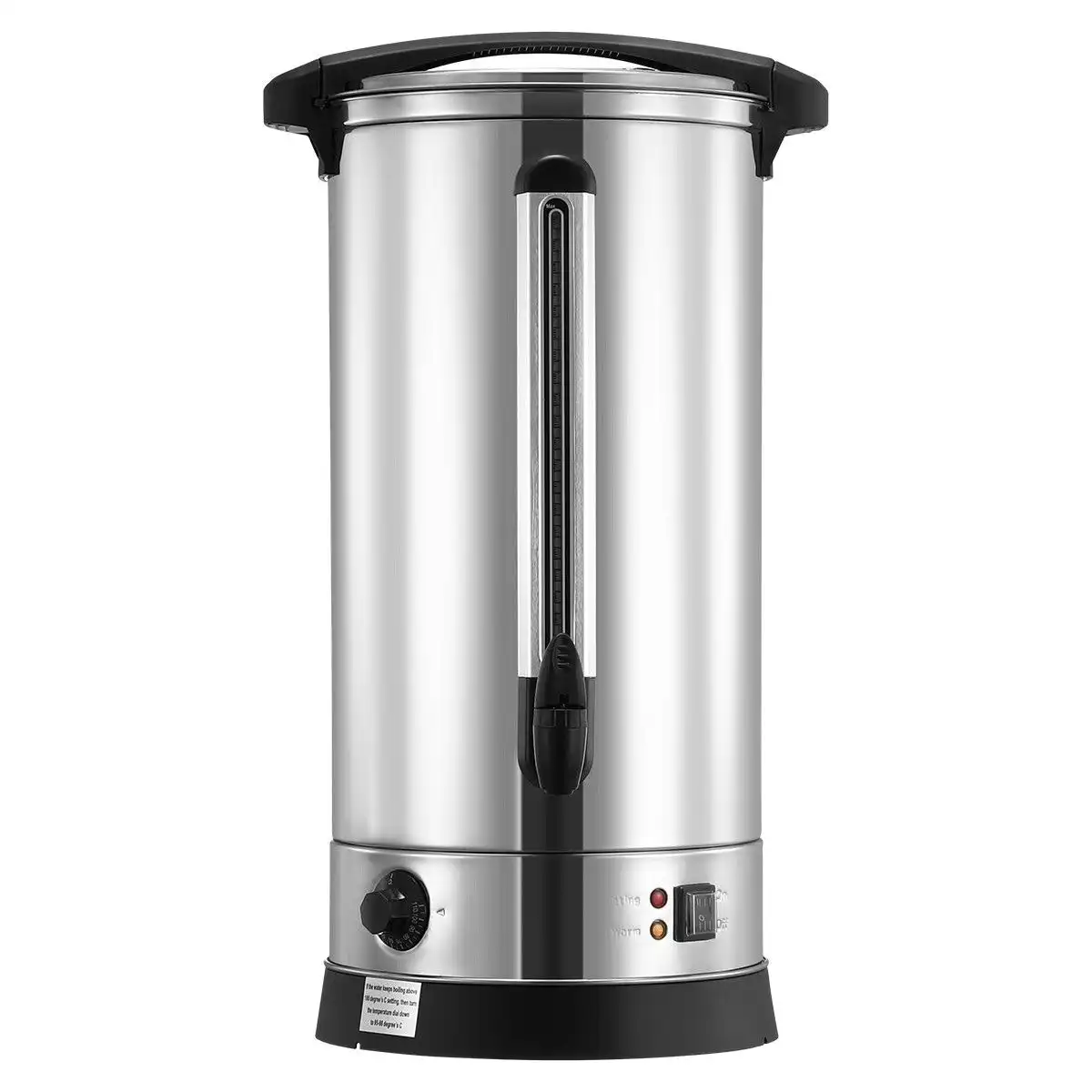 Maxim Kitchenpro 8L Electric Stainless Steel Urn/Hot Water Boiler Silver