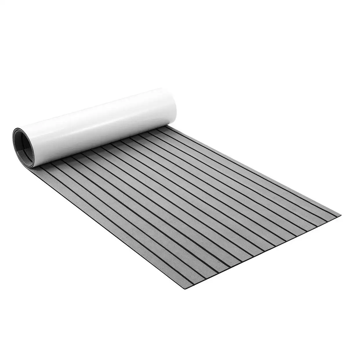 Ausway Marine Carpet Boat Flooring EVA Foam Decking Sheet Matting Non Slip Mat Covering Yacht Pad Dark Grey Bevel Design