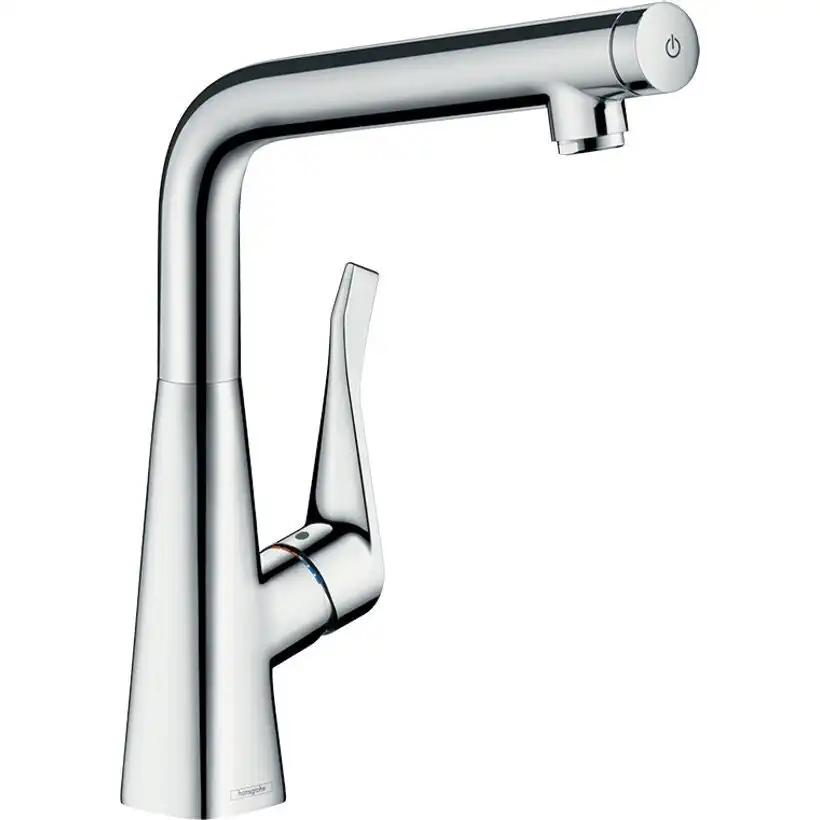 Hansgrohe Metris Select 320 Right Angle Kitchen Mixer Tap