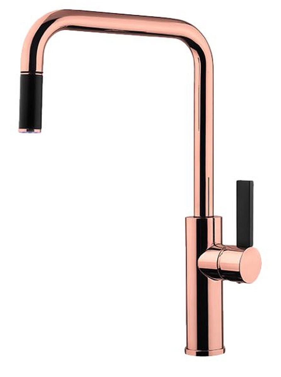 Armando Vicario Luz Kitchen Mixer with Pull-Out Tap