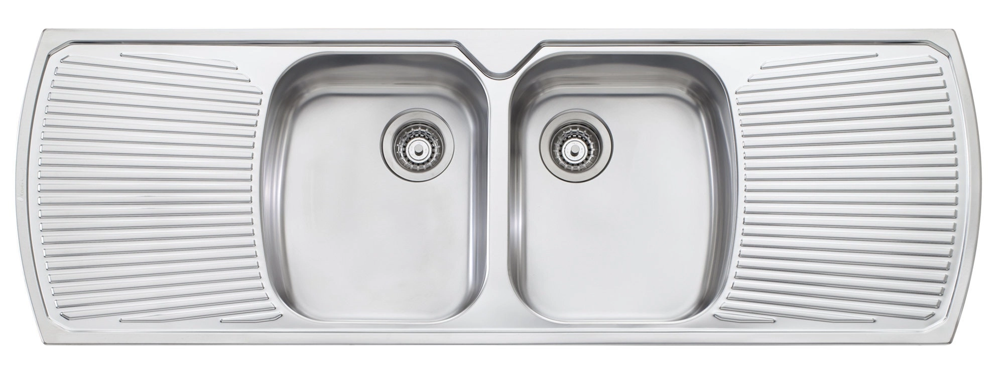 Oliveri Monet Double Bowl with Double Drainer Topmount Sink