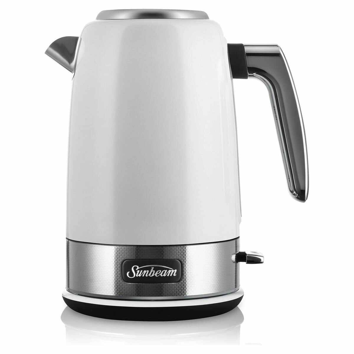 Sunbeam New York White Silver Kettle