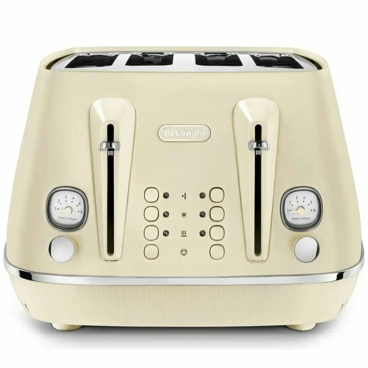 De'Longhi Distinta Perla Four Slice Toaster Lemon