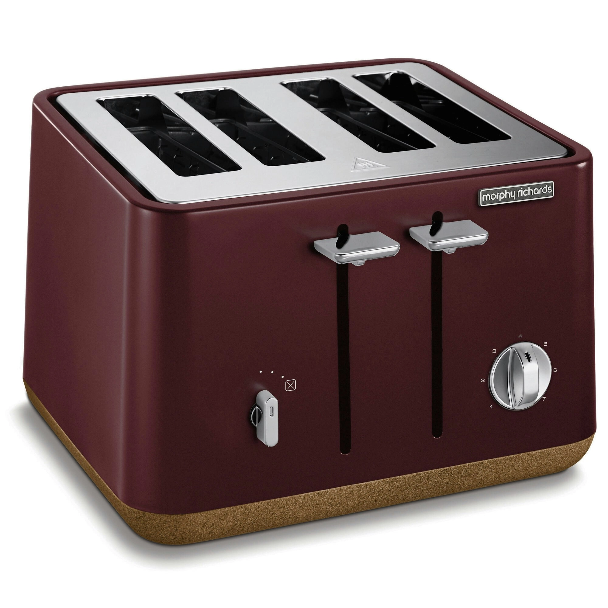 Morphy Richards Aspect 4 Slice Toaster Maroon