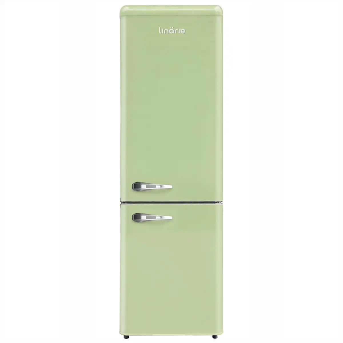 Linarie Annecy 242L Retro Bottom Mount Fridge Green