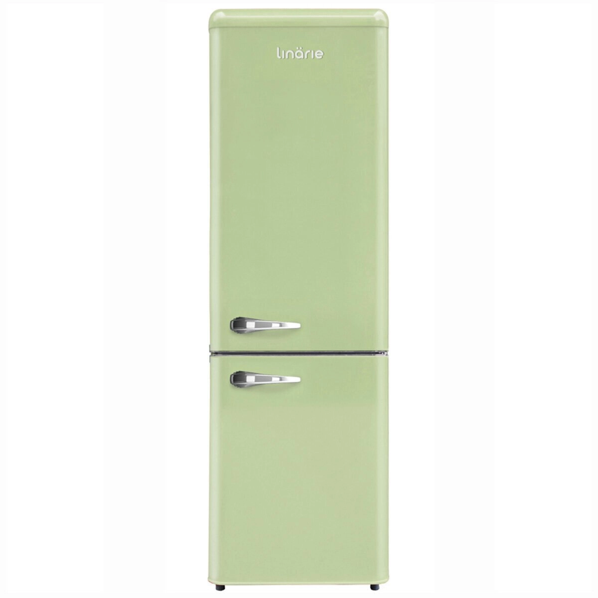 Linarie Annecy 242L Retro Bottom Mount Fridge Green