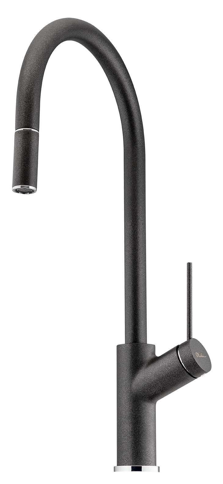 Oliveri Vilo Pull Out Santorini Black Mixer Tap VT0398C-ST-BL