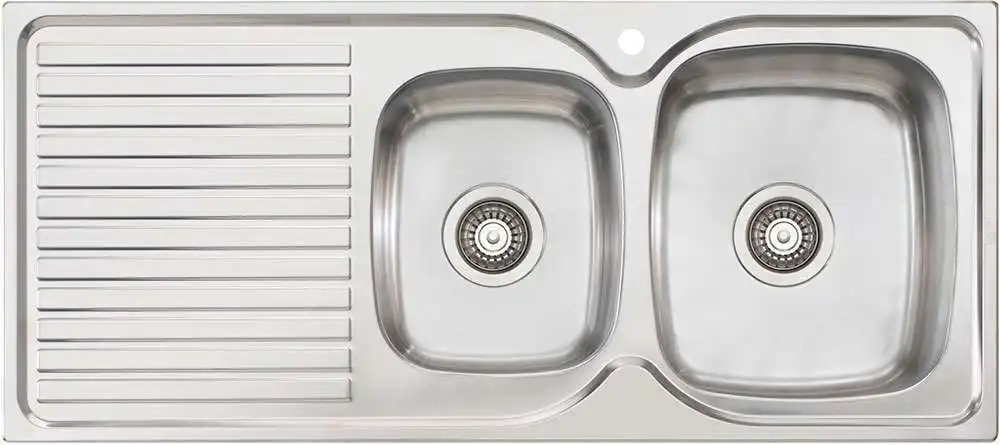 Oliveri Endeavour 1 & 3/4 Bowl Inset Sink With Drainer EE12