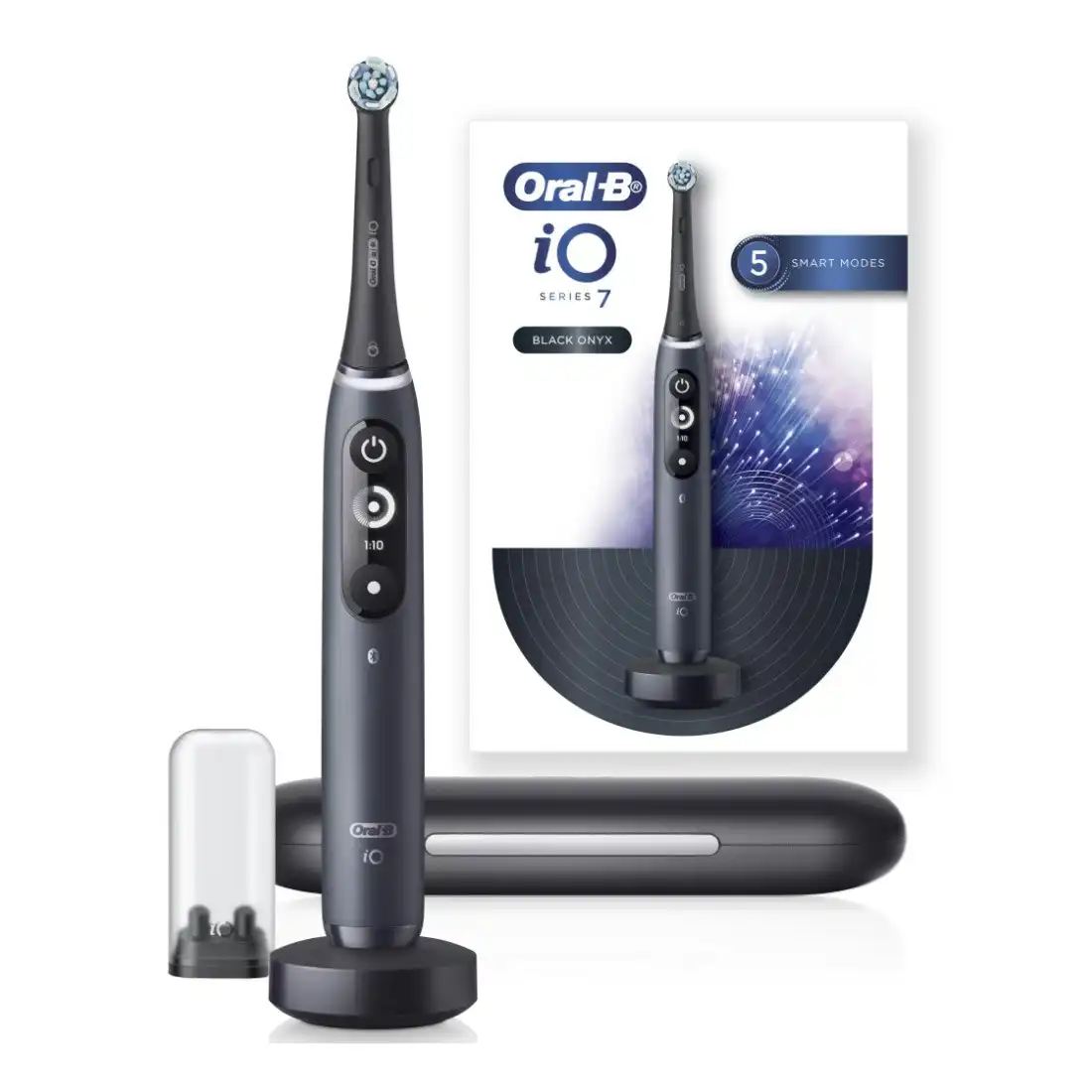 Oral-B iO 7 Series Rechargeable Toothbrush with Travel Case - Black