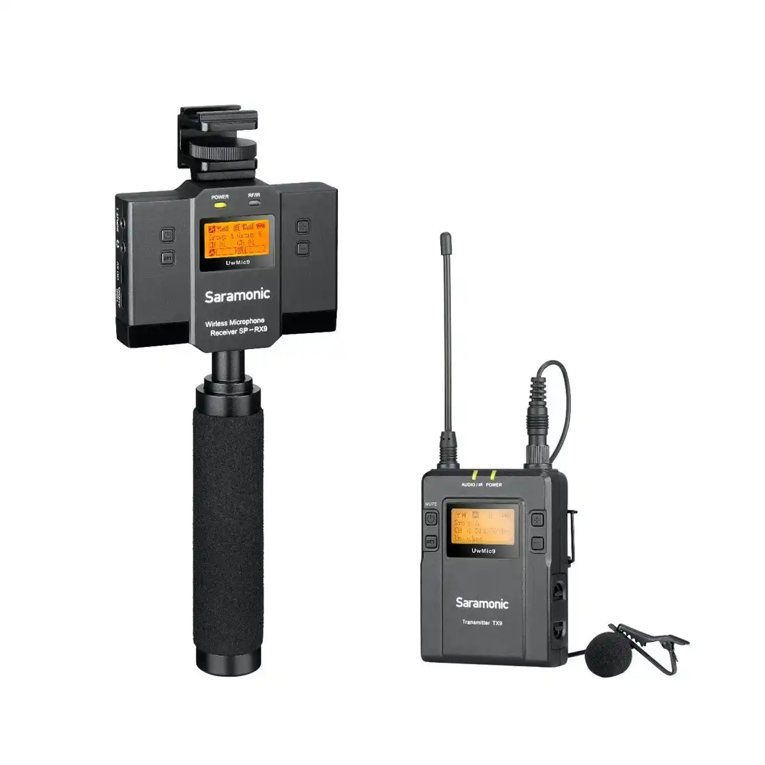 WMX-20-DUO | UHF Dual Wireless Lavalier Microphone System | Movo