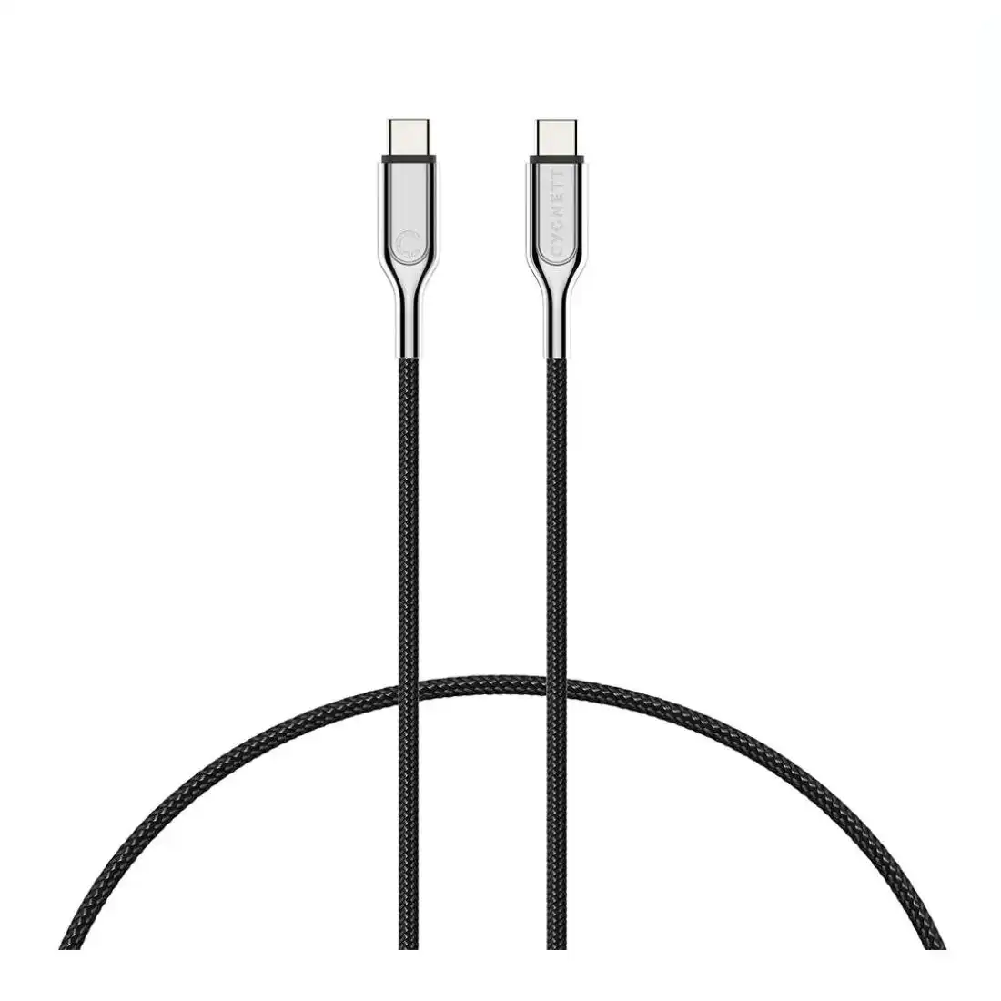 Cygnett Armoured 5A/100W 2.0 USB-C to USB-C Cable 2m CY2678PCTYC - Black