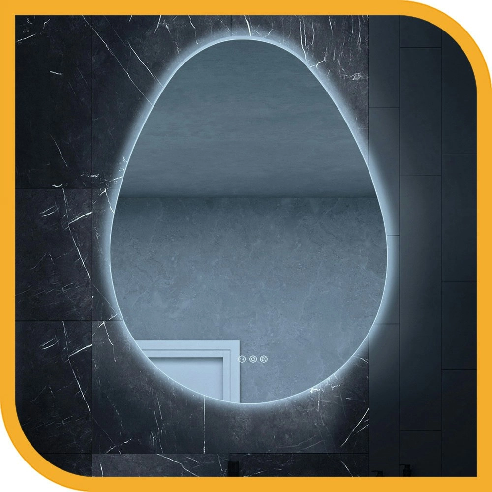 Simplus New LED Mirror Bathroom Makeup Wall Vanity Light Decor Anti-fog 57x75cm