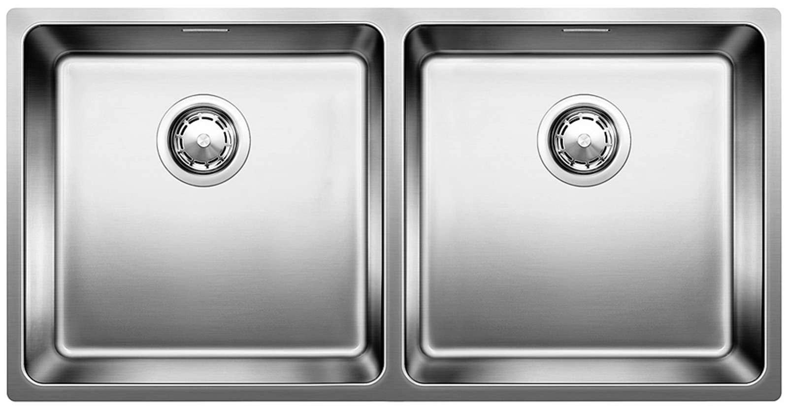 Blanco Double Bowl Undermount Sink With Overflow ANDANO400/400UK5 526894