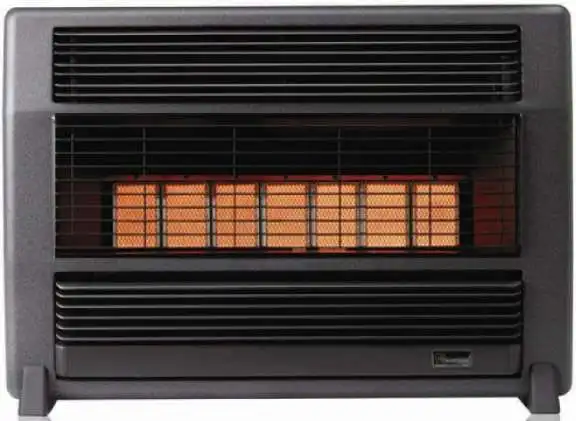 Omega Altise Brigadier 25MJ Radiant Heater Black Marble OABRFNGBM *NATURAL GAS*