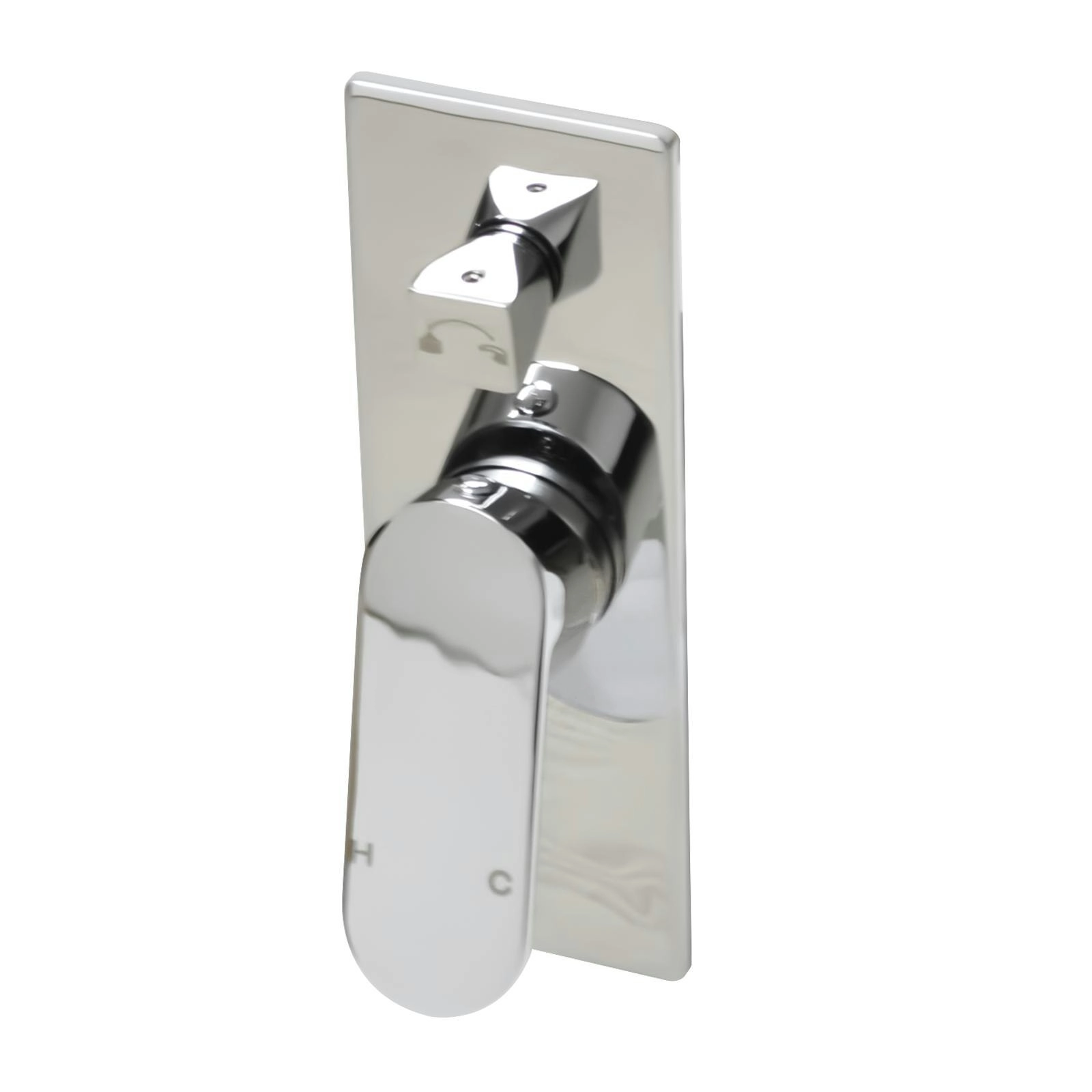 Shower Mixer Hot Cold Tap Basin Vanity Sink Brass Bath Wall Mount Chrome