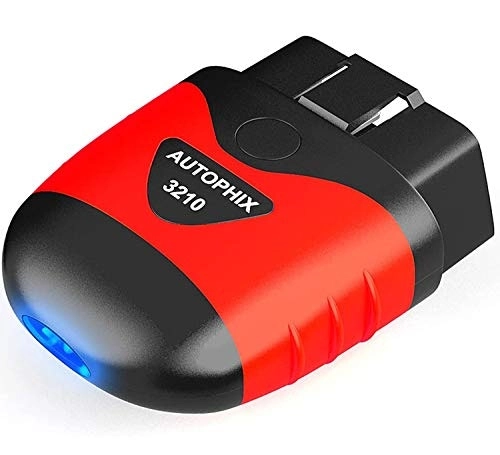 Autophix 3210 Bluetooth OBD2 Scanner Enhanced Universal Car Diagnostic Scanner for iPhone, iPad & Android, Fault Code Reader Plus Battery Tester Exclu