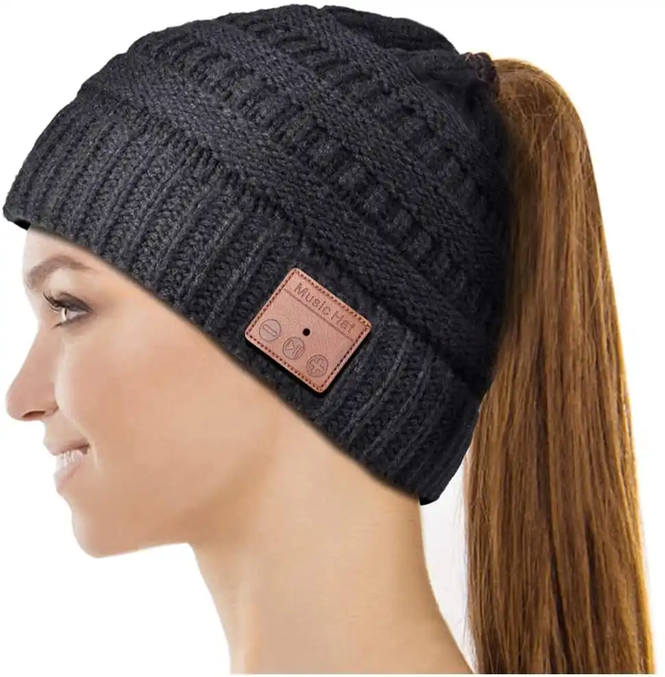 HighEver Bluetooth Beanie Hat for Women Stocking Stuffer Gifts