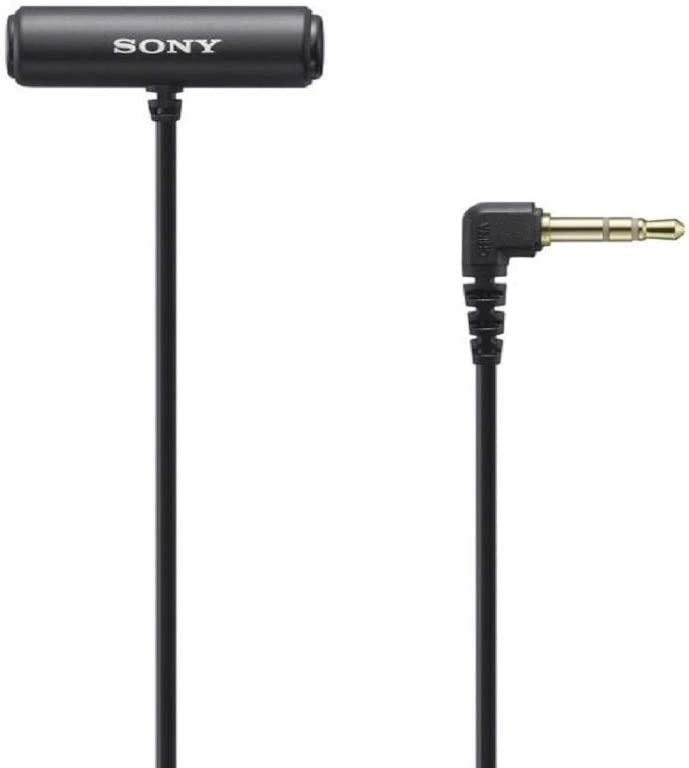 Sony Compact Stereo Lavalier Microphone ECM-LV1