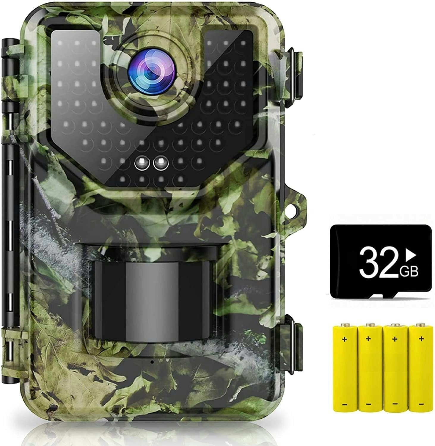 1520P 20MP Trail Camera, Hunting Camera with 120°Wide-Angle Motion Latest Sensor View 0.2s Trigger Time Trail Game Camera with 940nm No Glow and IP66