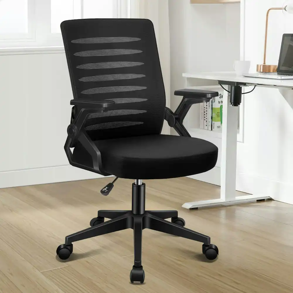 Alfordson Mid Back Executive Mesh Office Chair Black