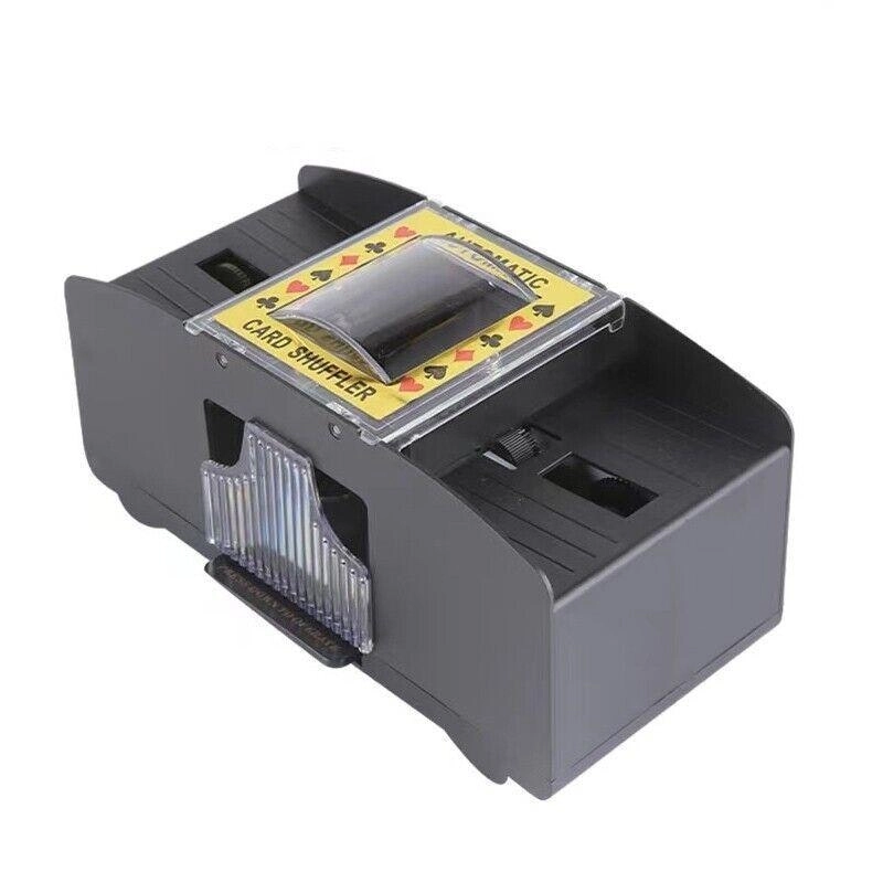 2 Deck Automatic Card Shuffler Poker Cards Shuffling Machine Casino Playing Game