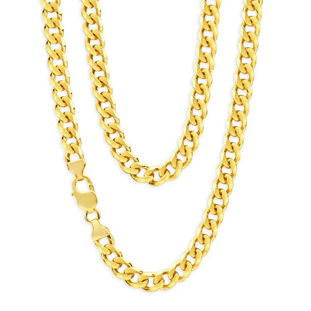 9ct Yellow Gold 50cm 200 Curb Chain