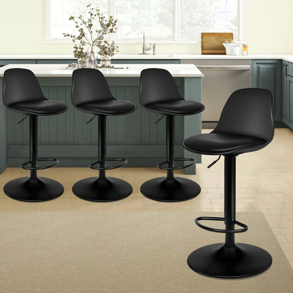 Alfordson Bar Stools Black X4