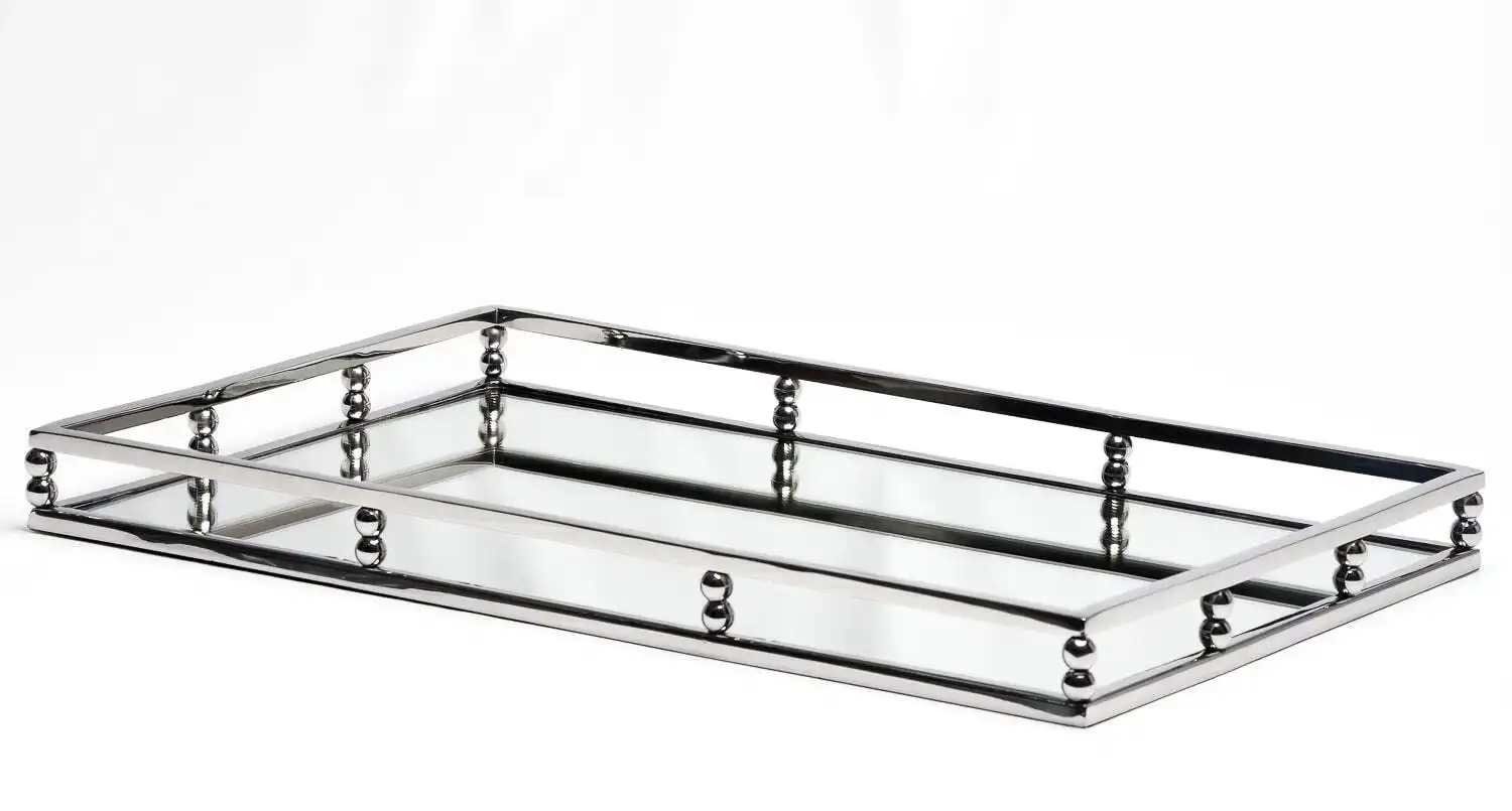 Davina Mirrored Tray Rectangle (Large)