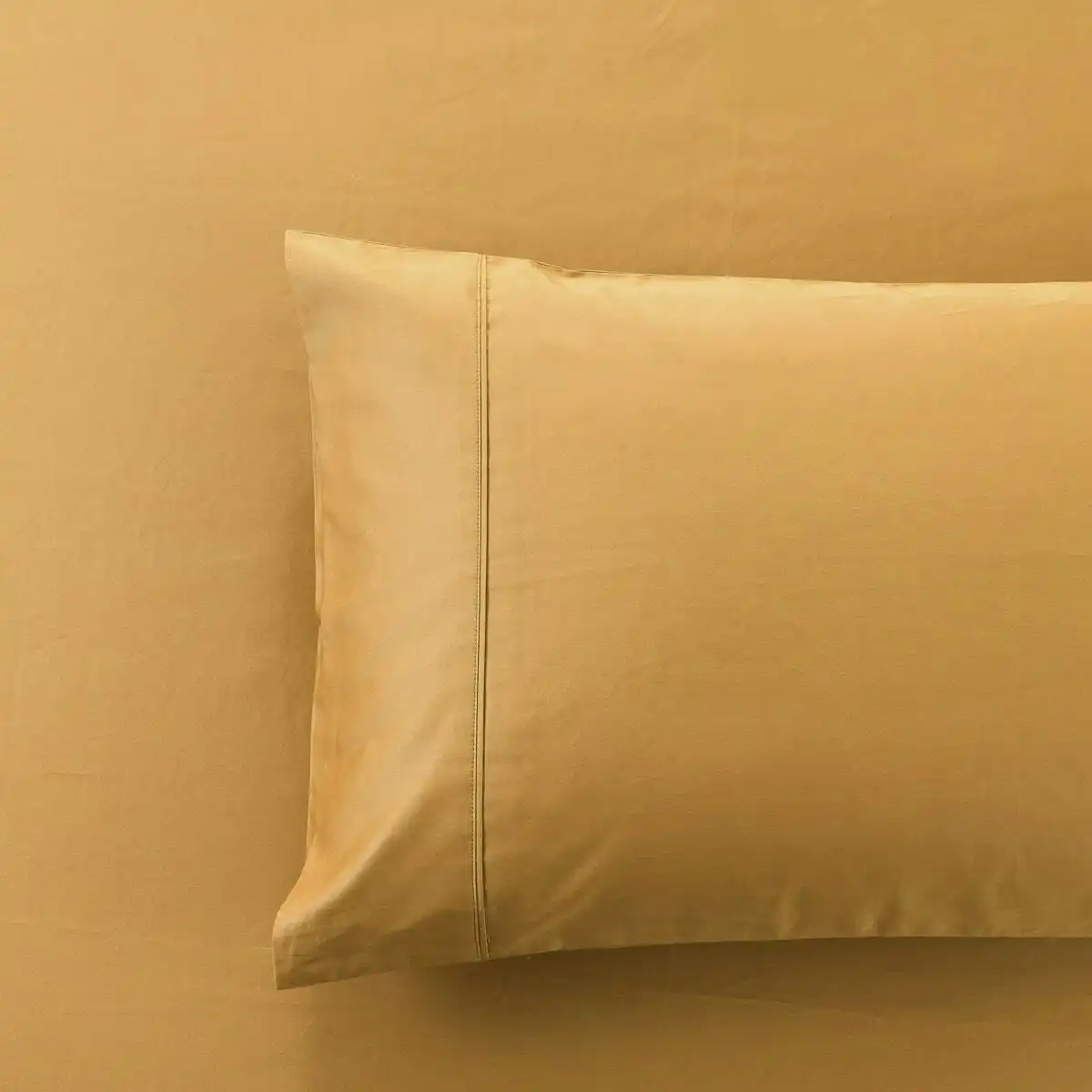 Soho 1000 Thread Count King Size Pillowcase Mustard