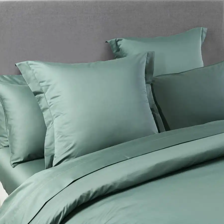 Soho 1000 Thread Count European Pillowcase Forest Green