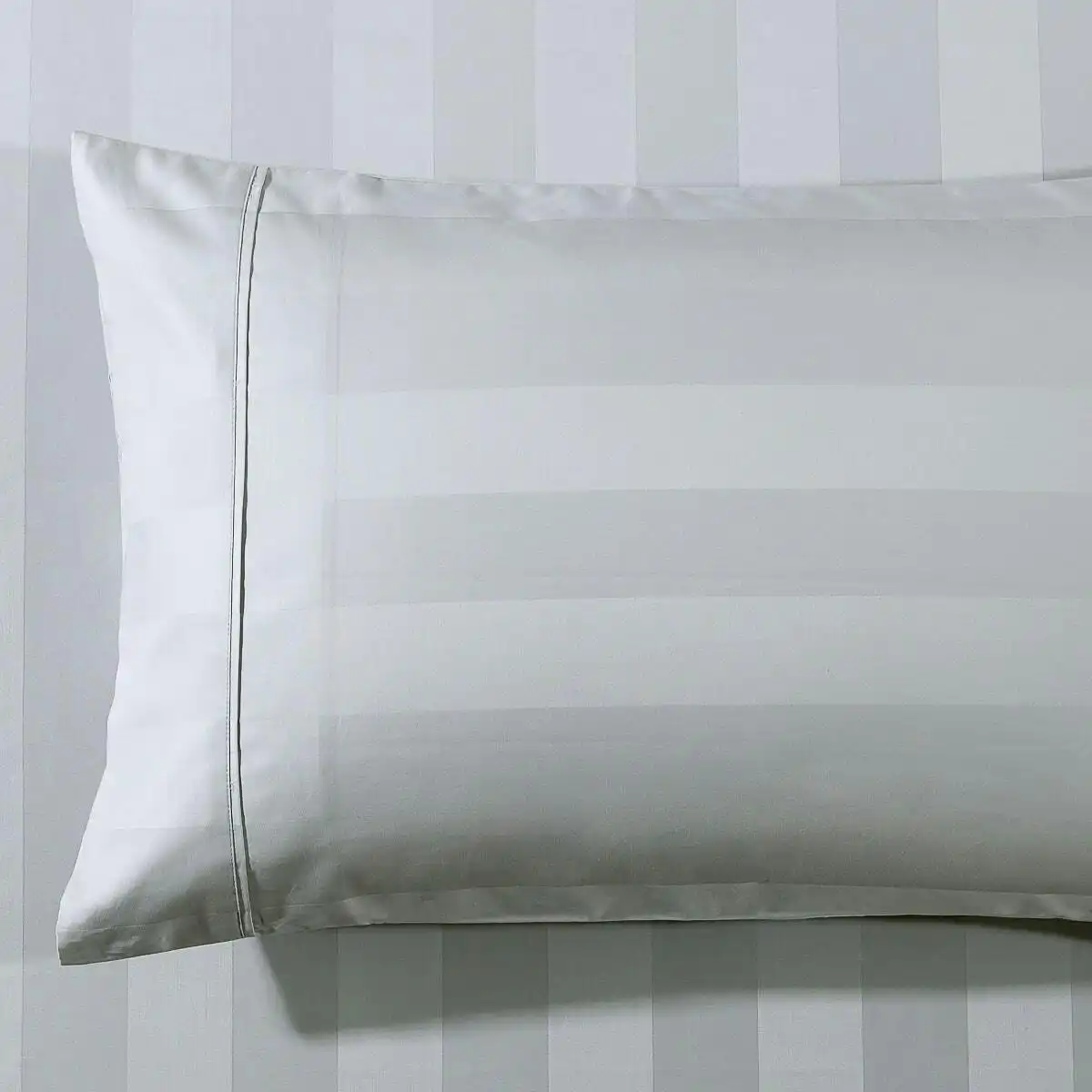 Bespoke 1200TC Silver Standard Pillowcase Pair