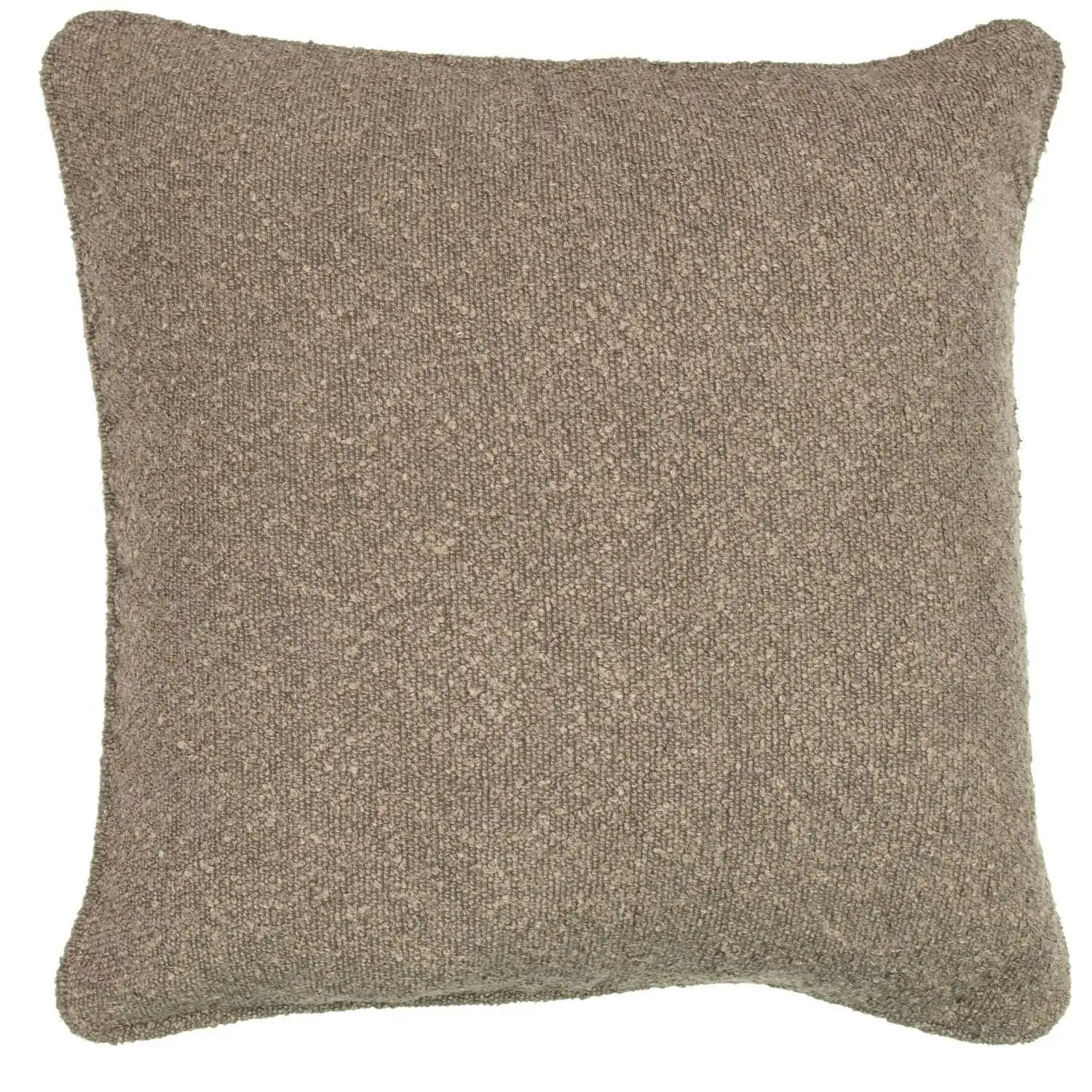 Boucle European Pillowcase - Chocolate