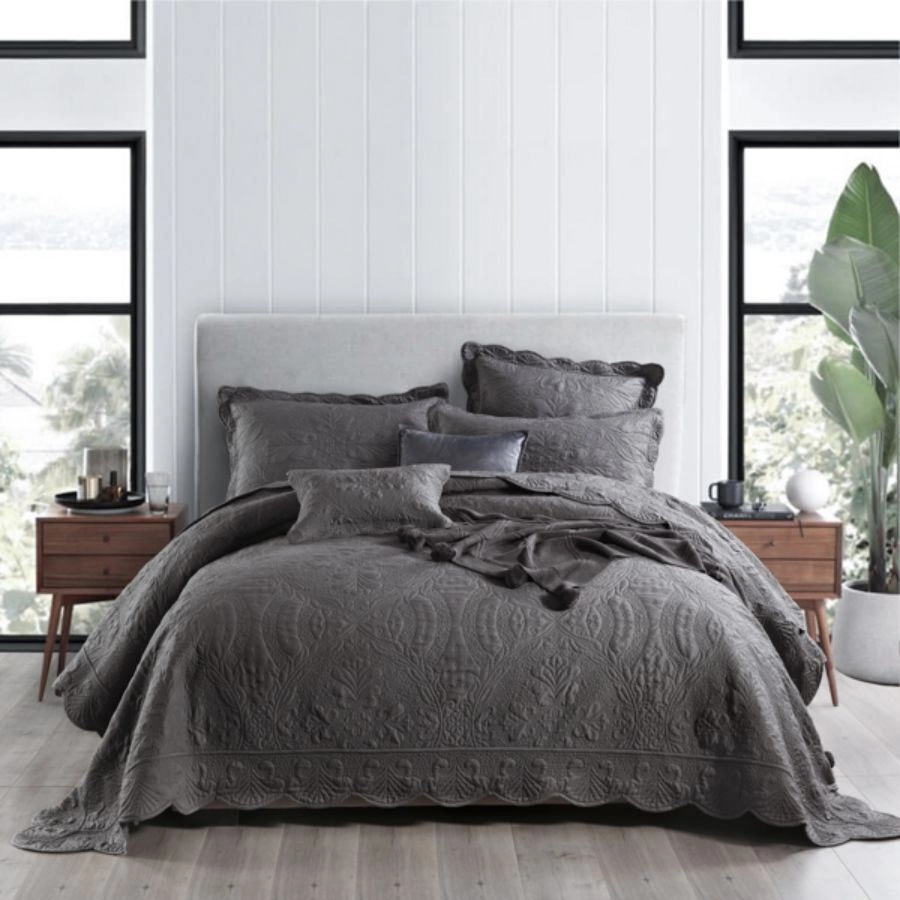 Medici Grey European Pillowcase