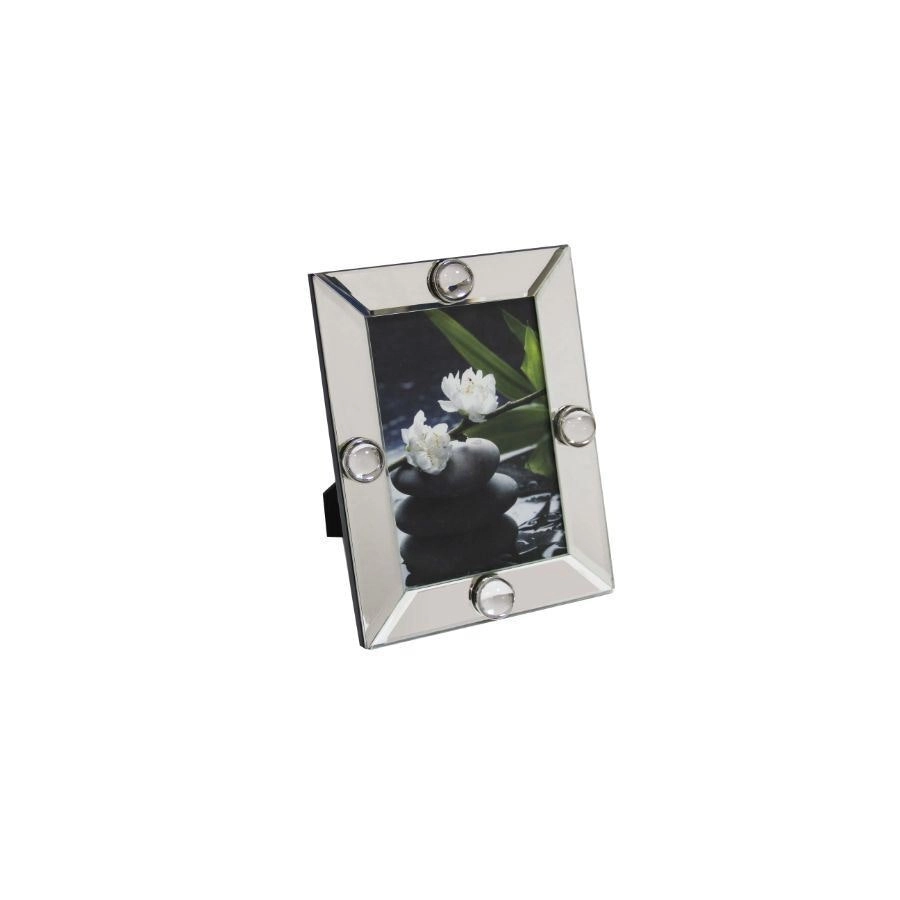 Luminous Chrome Elegance Photo Frame