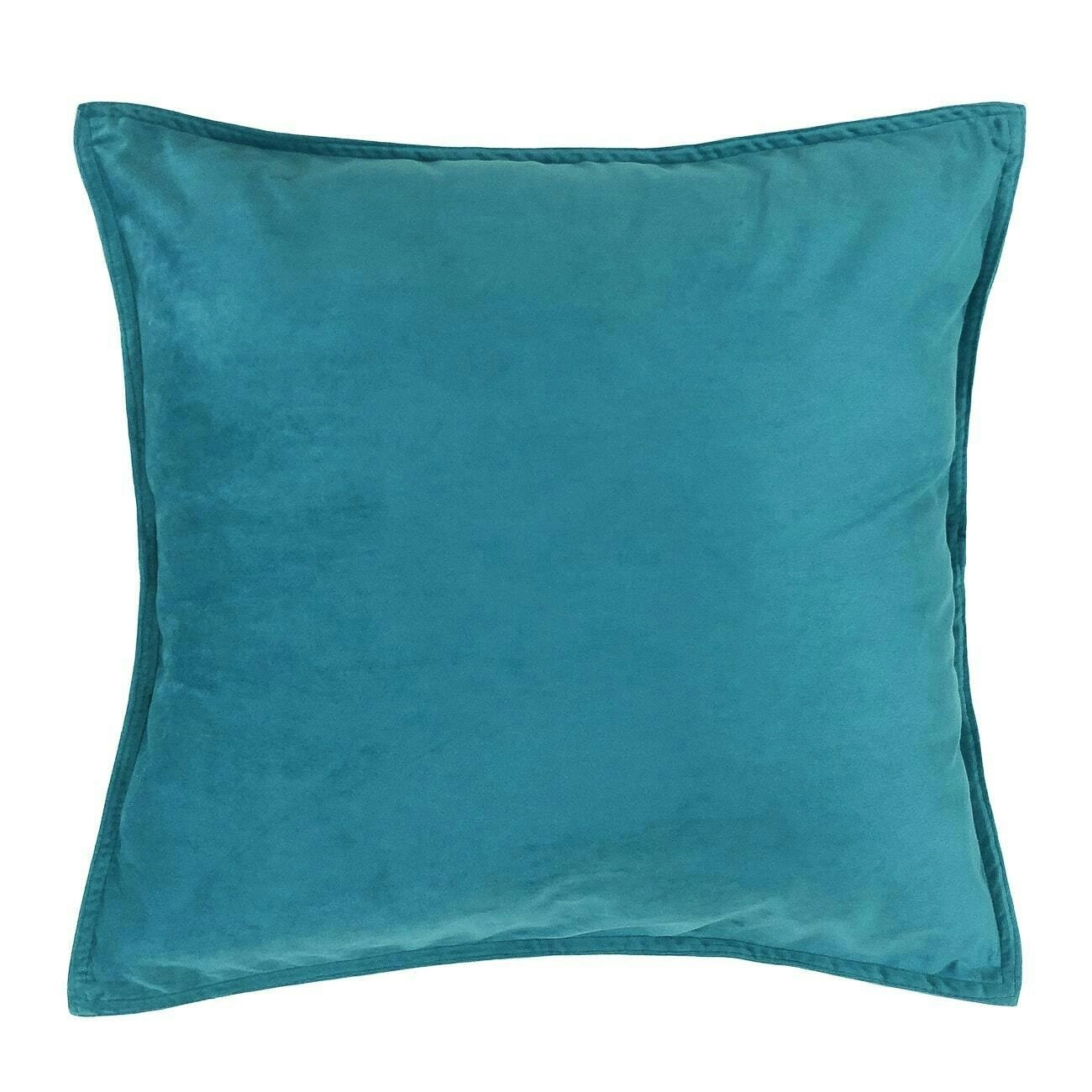 Velvet Cushion Square Aqua