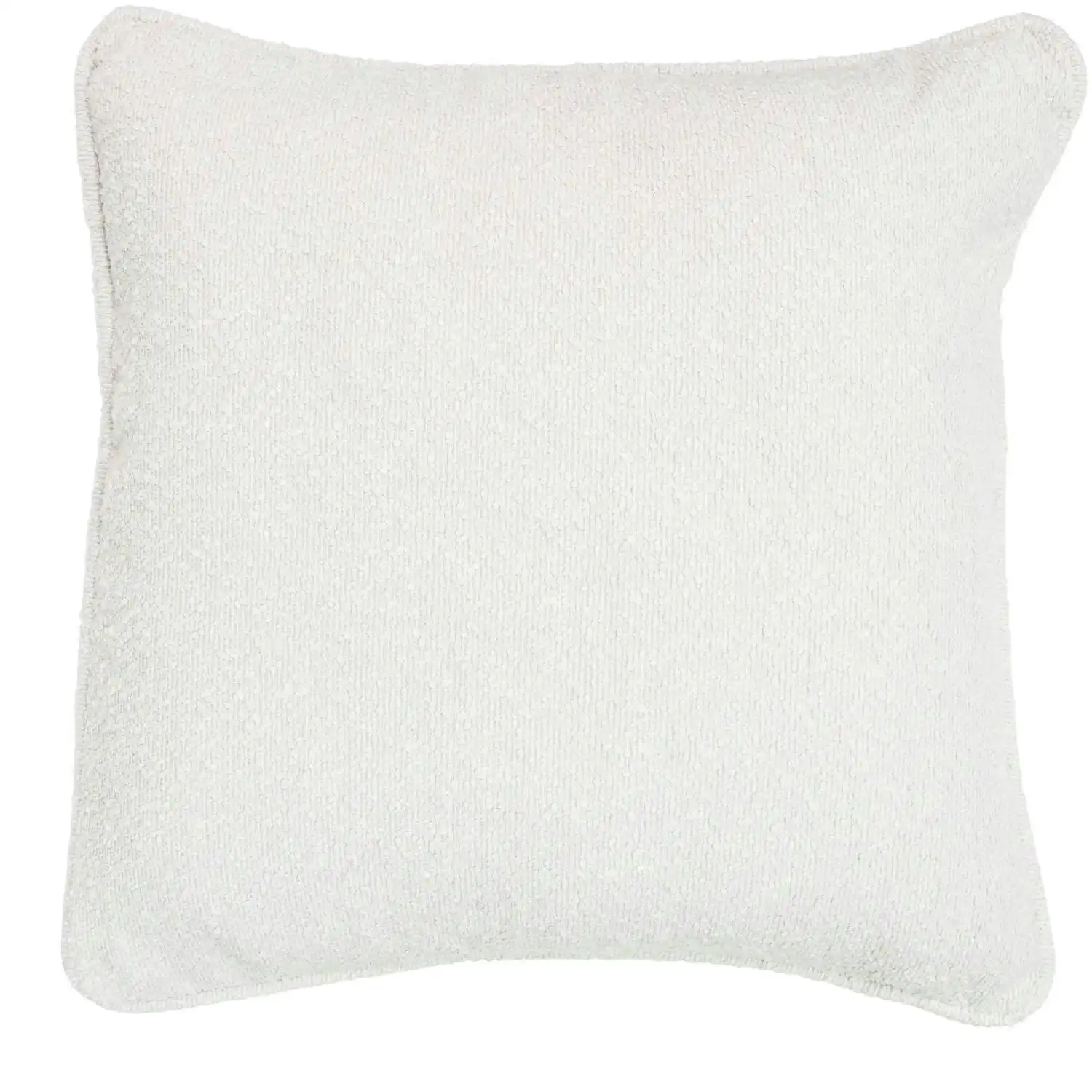 Boucle European Pillowcase - Silver