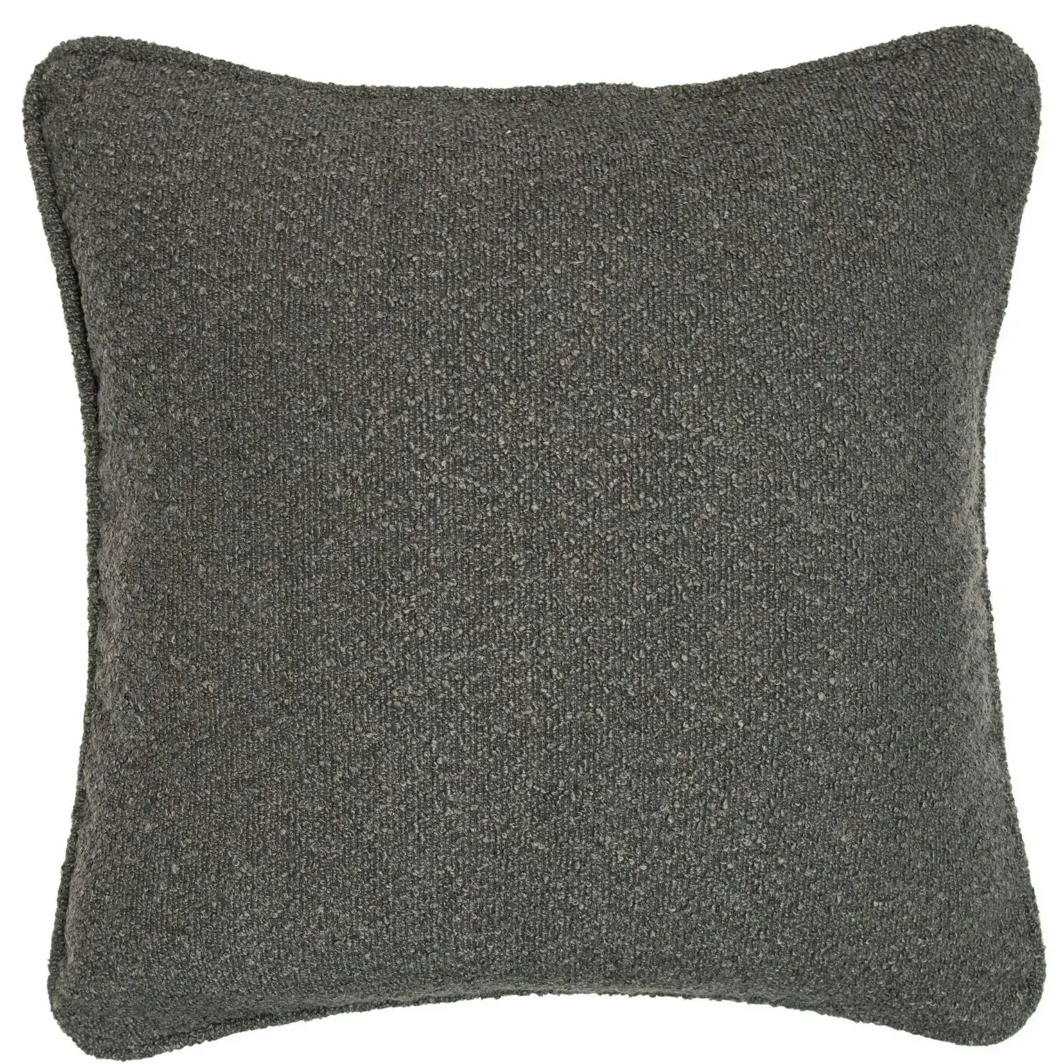 Boucle European Pillowcase - Charcoal