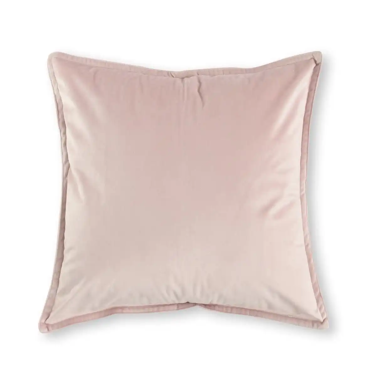 Velvet European Pillowcase Soft Pink