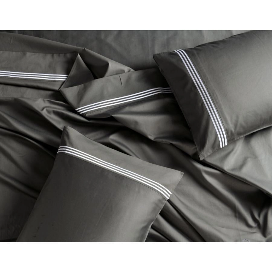 Ritz 1000 TC Embroidered 50cm Mega Sheet Set Charcoal