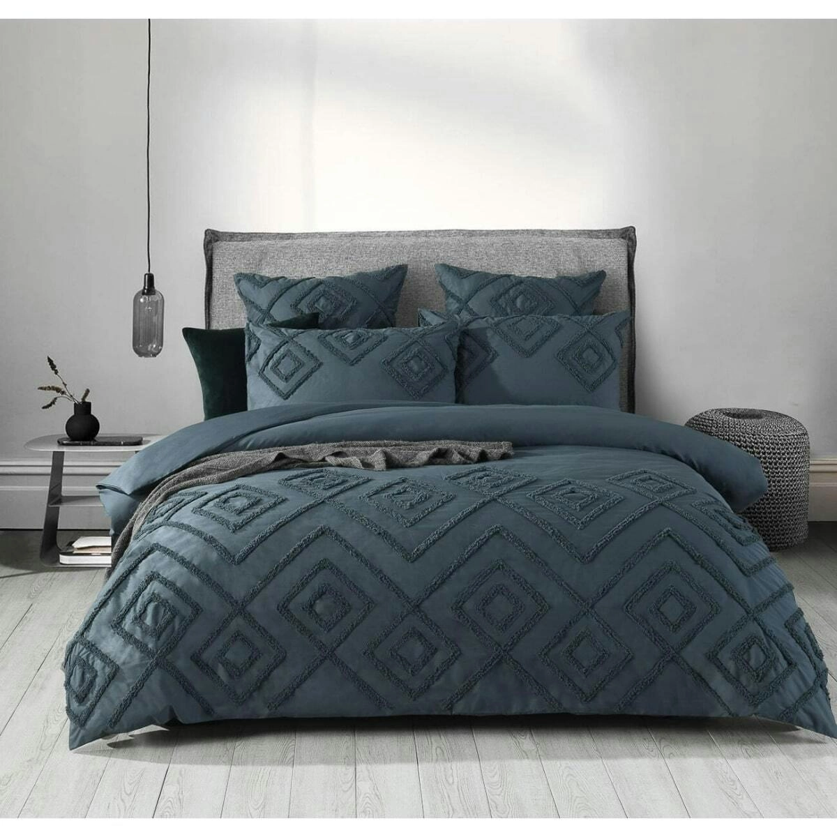 Blume Slate Quilt Cover Set