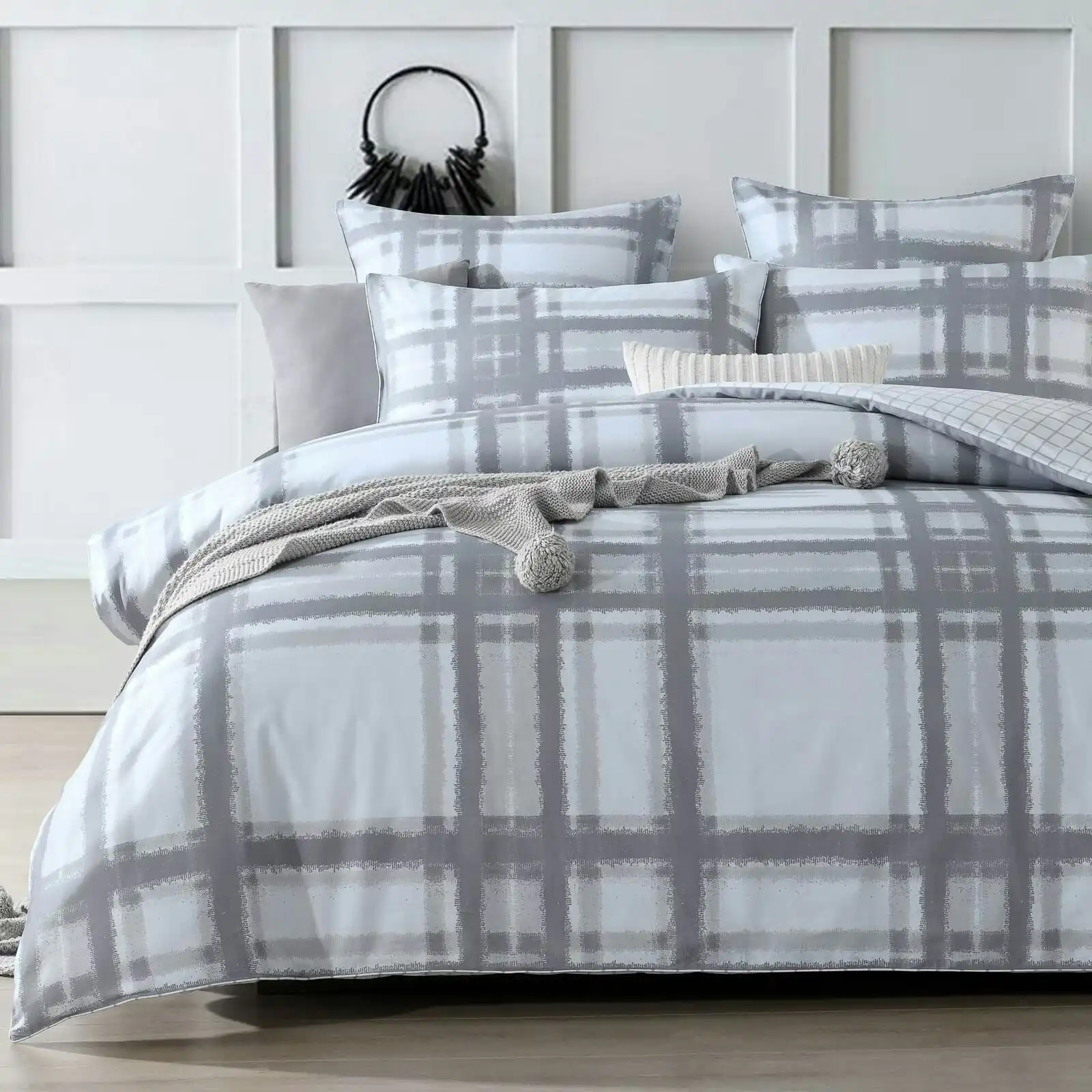 Maverick Grey Quilt Cover Set