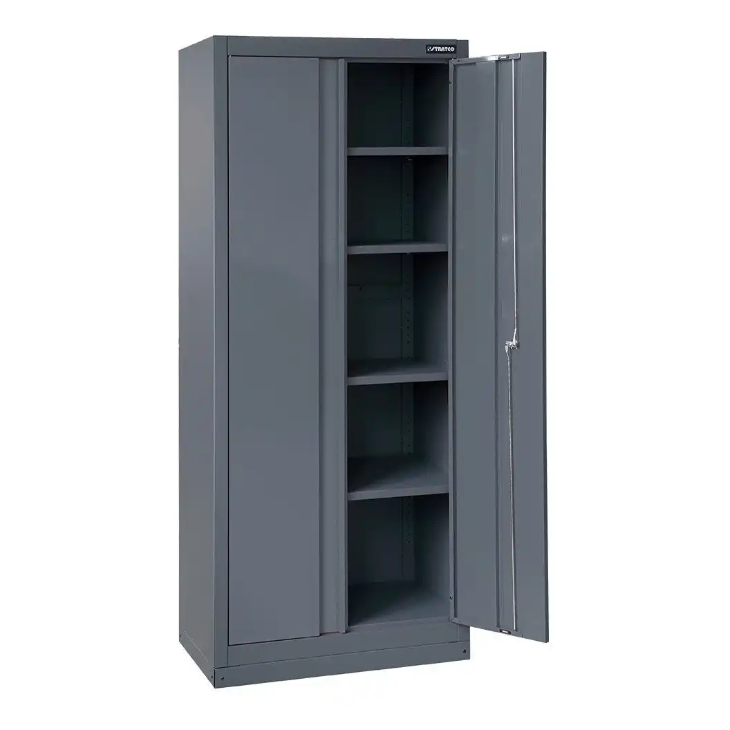 Stratco 2 door metal 2024 storage cabinet