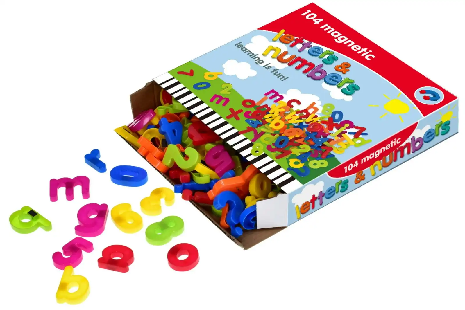 104pc Magnetic Letters & Numbers