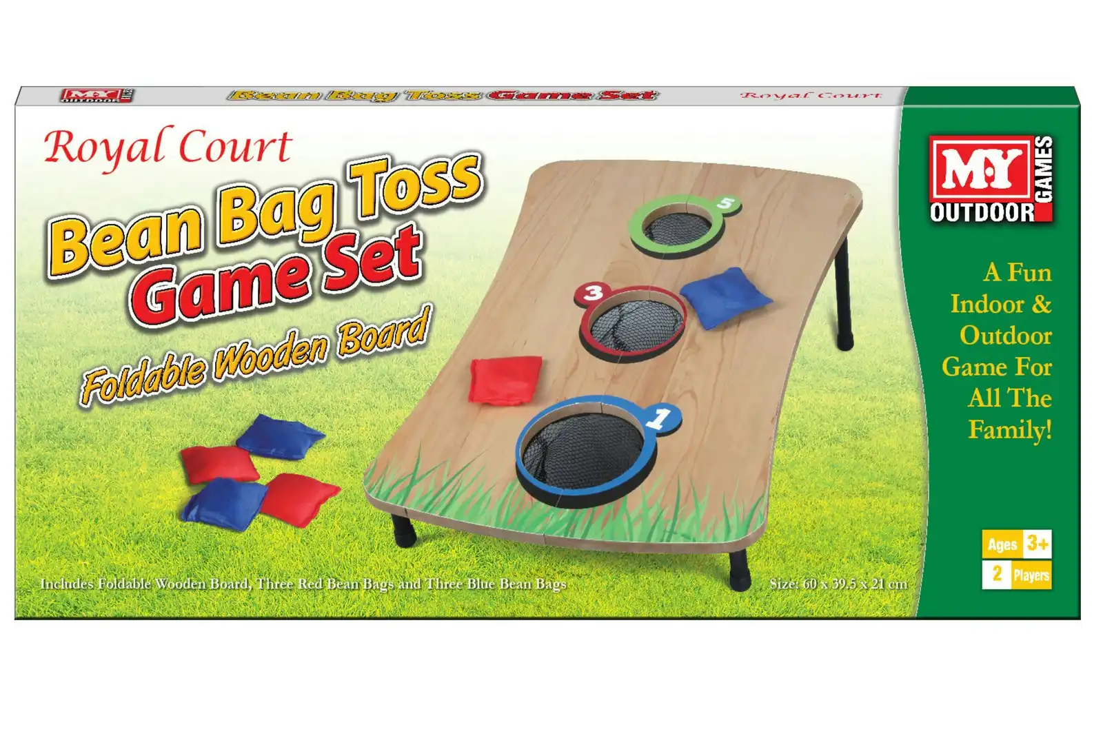 Wooden Bean Bag Toss Game Set