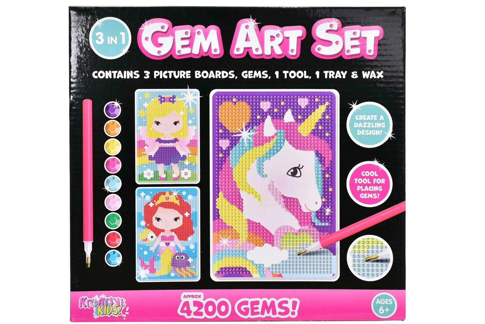 3 in 1 Gem Art Set